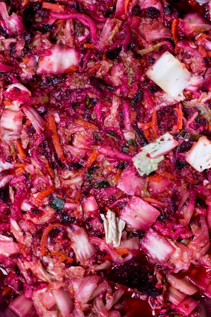 Healthy Pink Kimchi - plant-based, vegan, gluten free, refined sugar free - heavenlynnhealthy.com