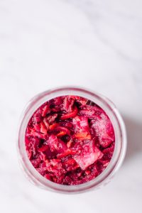 Healthy Pink Kimchi - plant-based, vegan, gluten free, refined sugar free - heavenlynnhealthy.com