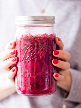 Healthy Pink Kimchi - plant-based, vegan, gluten free, refined sugar free - heavenlynnhealthy.com