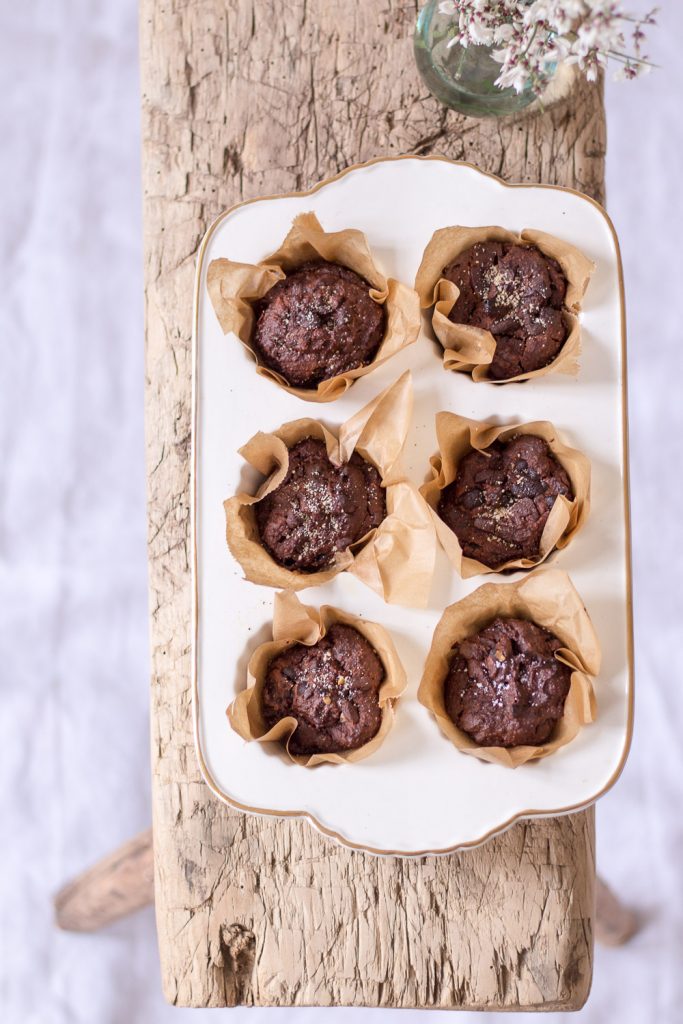 Sugar-free chocolate sweet potato muffins - plant-based, vegan, gluten free, refined sugar free - heavenlynnhealthy.com