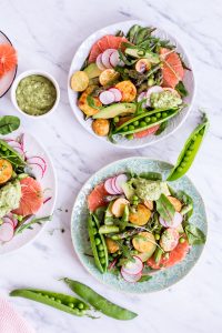 Spring Awakening Glow Salad - plant-based, vegan, gluten free, refined sugar free - heavenlynnhealthy.com