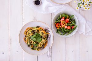 Indian-inspired curry-noodles - plant-based, vegan, gluten free, refined sugar free - heavenlynnhealthy.com