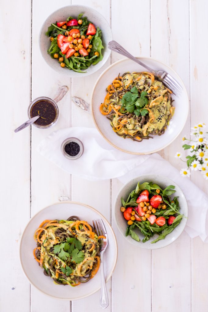 Indian-inspired curry-noodles - plant-based, vegan, gluten free, refined sugar free - heavenlynnhealthy.com 