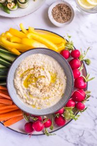 Zucchini Hummus - plant-based, vegan, gluten free, refined sugar free - heavenlynnhealthy.com