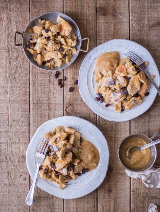 Healthier Kaiserschmarrn (big Austrian pancake bites) - plant-based, vegan, gluten free, refined sugar free - heavenlynnhealthy.com