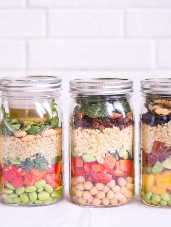 Mason Jar Salads to Go - plant-based, vegan, gluten free, refined sugar free - heavenlynnhealthy.com