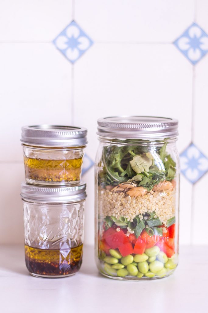 Easy Salad Jars - Hungry Healthy Happy