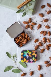 Christmas-spiced & roasted almonds - plant-based, vegan, gluten free, refined sugar free - heavenlynnhealthy.com