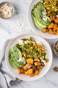 Hormone Balancing Bowl - plant-based, vegan, gluten free, refined sugar free - heavenlynnhealthy.com