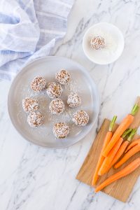 Healthy Carrot Cake Energy Balls